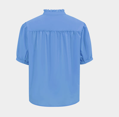 Power Scrub Top in Ceil Blue