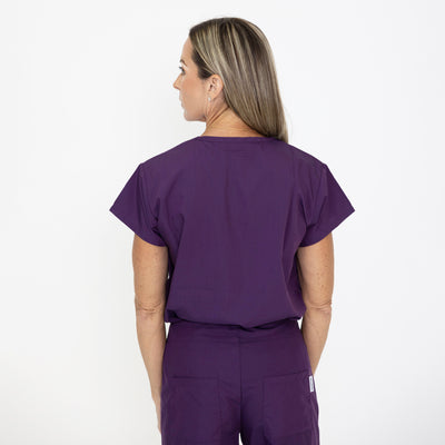 Blackwell Scrub Top Eggplant