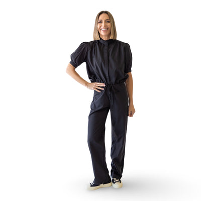 Power Scrub Top in Black