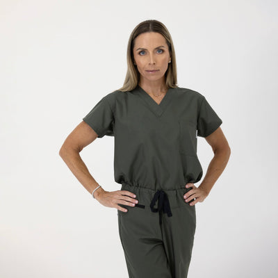 Blackwell Scrub Top Olive