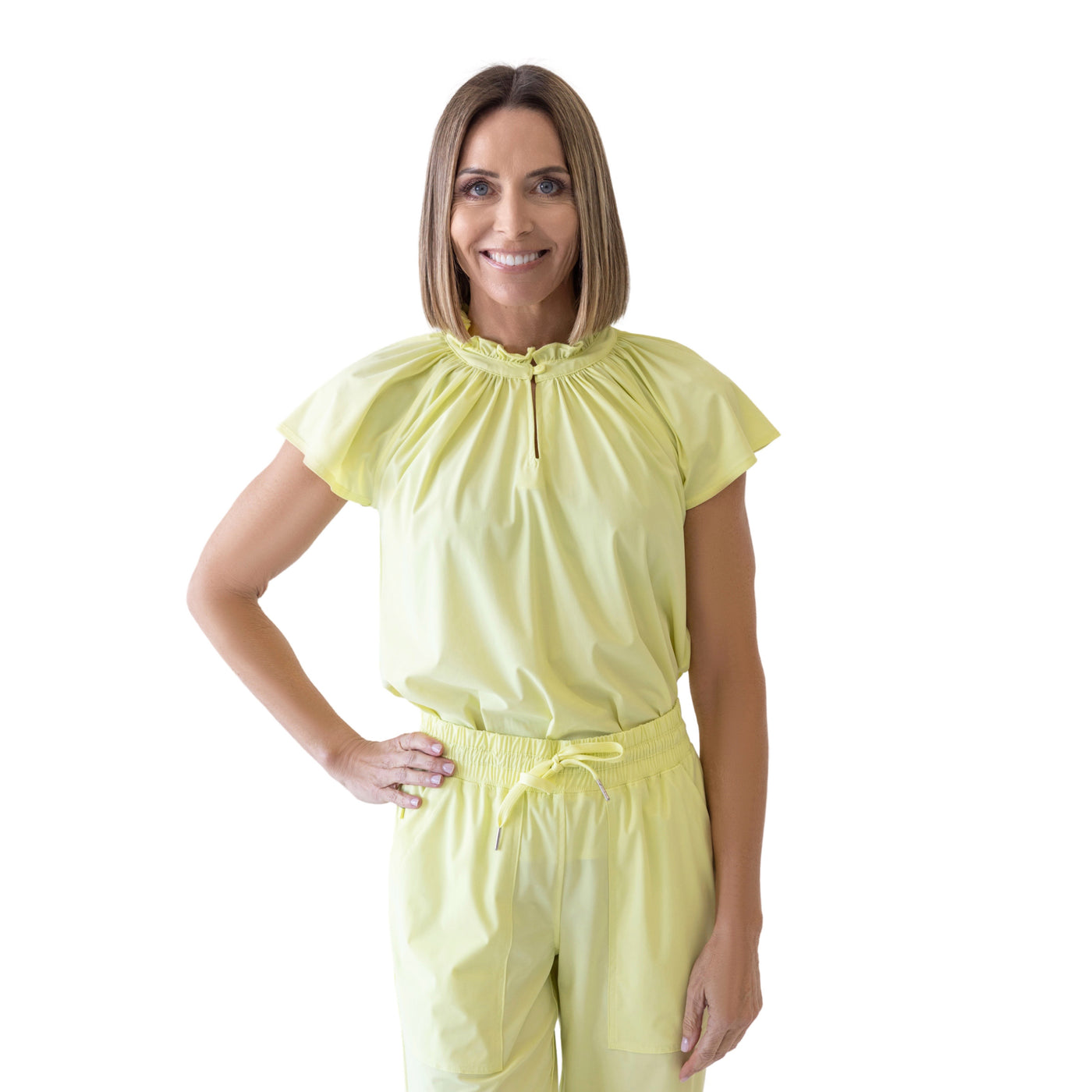 Matilda Scrub Top Yellime