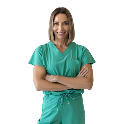 Blackwell Scrub Top Surgical Green