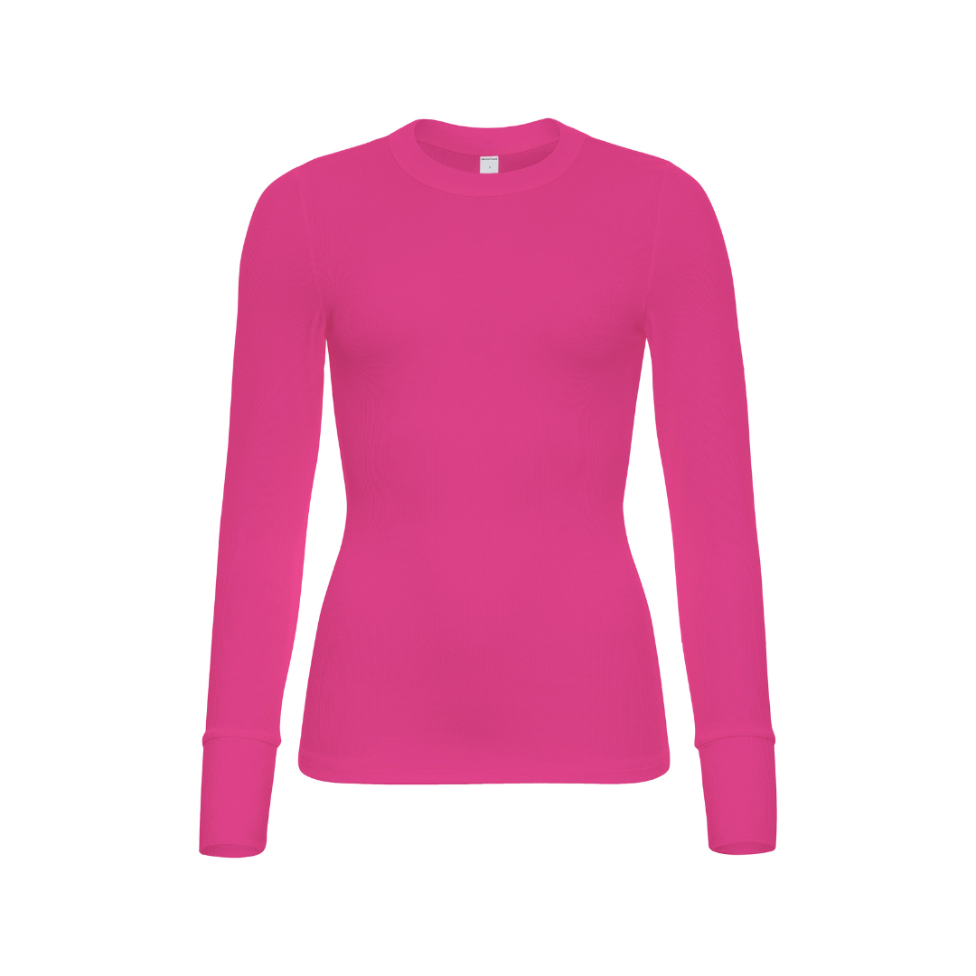 Dena Long Sleeve Shocking Pink