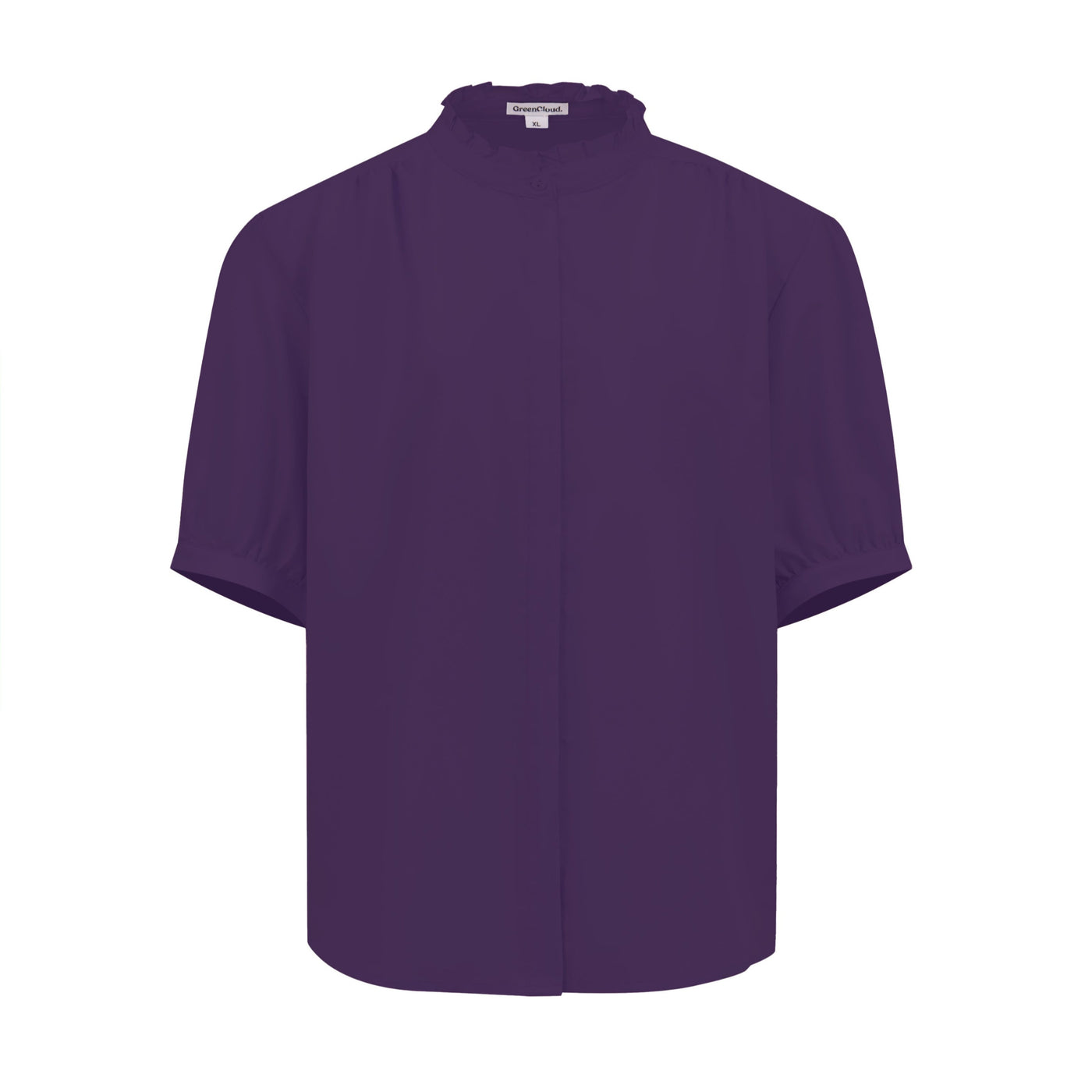 Power Scrub Top in Eggplant